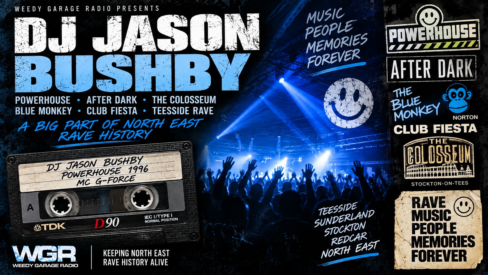 DJ Jason Bushby – Powerhouse, After Dark and North East Rave History